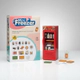 Mini Freezer Juguete 19 Piezas Heladera Infantil Alimentos