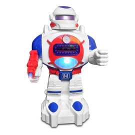 Super Robot Con Luz Sonido Y Lanzada Dardos Hero Gallant