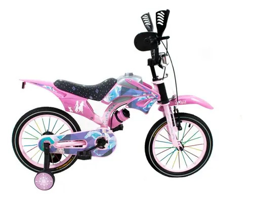 Bicicleta Motocross Rodado 16 Frozen Lamborghini C/rueditas