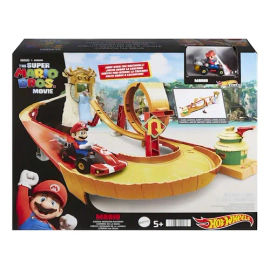 Hotwheels Pista Mario Bros Carrera En La Selva Mattel