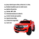 Auto A Batería Toyota 12v Control Remoto Padres Luz Sonido ROJO