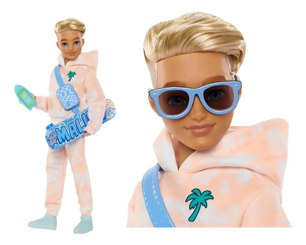 Muñeco Ken - Barbie Dream Besties Skate Accesorios Mattel