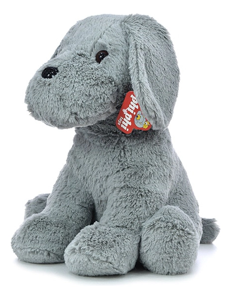 Peluche Perros Sentados Suaves 40 Cm. Phi Phi Toys Blanco