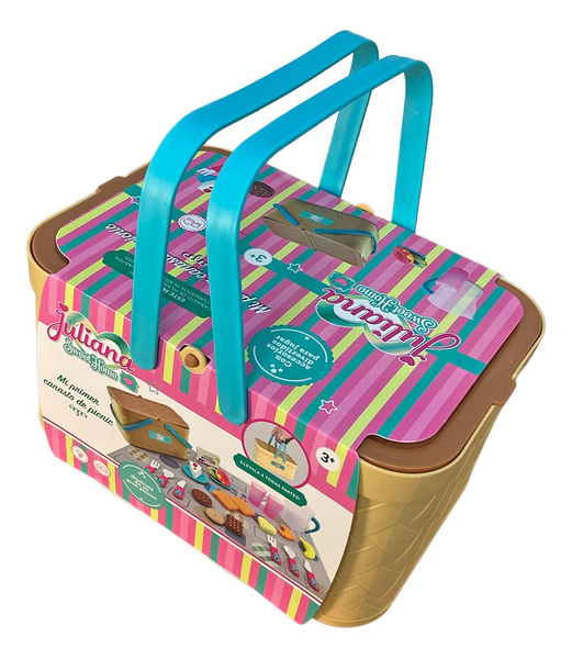Juliana Mi Primer Canasto De Picnic Con Accesorios