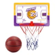 Tablero Aro De Basquet C/ Inflador Y Pelota Resitente Lakers