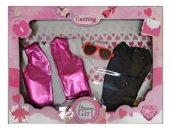 Ropa Para Muñecas Dream Girl Set Yoga Paseo Pijama Juego