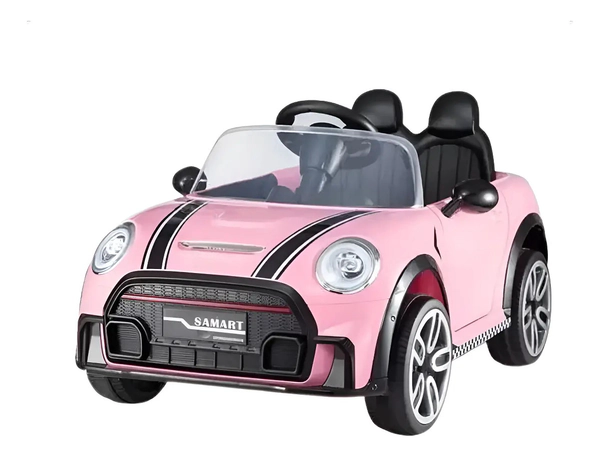 Auto A Batería 12v Mini Cooper Control Padres Sonido Luz ROSA