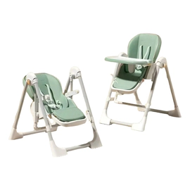 Silla De Comer Bebe C/ Mecedora Reclinable Y 3 Alturas Gugga