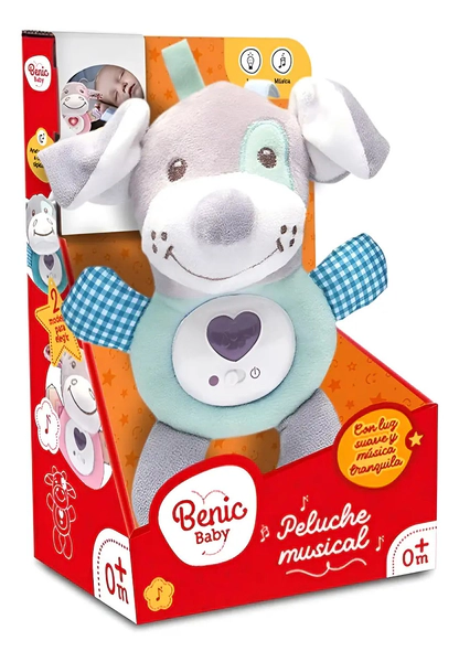 Peluche Vaquita/perrito Interactivos Con Luz Y Sonido