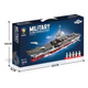 Portaaviones Militar 2109 Piezas Bloques Armado Grande 80 Cm