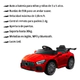 Auto A Batería 6v Deportivo Merce Control Remoto Padres Sonido Luz