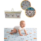 Manta Alfombra Antigolpes Reversible Bebé Plegable 180x120