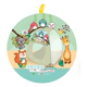 Carpa Infantil Plegable Con Diseño De Animalitos Del Bosque