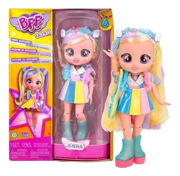 Cry Babies Bff Muñeca De 20cm Serie 3 Original Coleccionable