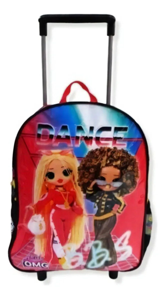 Mochila Escolar Lol Omg Fashion Con Carro 12p Dance