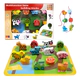 Set De Bloques De Granja Con Escenario Y Camino Animalitos