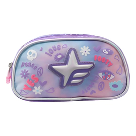Cartuchera Star Footy Doble Cierre Hologram Luz Led