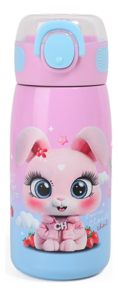 Chimola Botella Térmica 470 Ml Bunny Bz86 Color Rosa