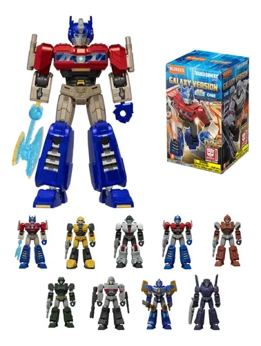 Muñeco Transformers Galaxy Version 05 One 9 En 1 Sorpresa