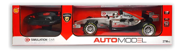 Auto Formula 1 A Radio Control 60 Cm 4 Canales Con Volante