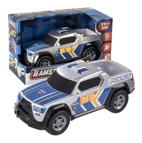 Teamsterz 14083 Camioneta Policia Con Luz Y Sonido