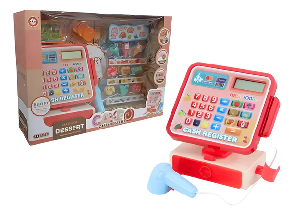 Caja Registradora Supermercado Infantil Con Accesorios