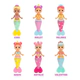 Muñeca Bloopies Dancing Mermaids Acuático Coleccionables