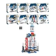 Set Lanzamiento Espacial Transformers 8 En 1 Coleccionable