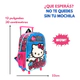 Mochila Escolar Hello Kitty Planeta Con Carro 12' Wabro