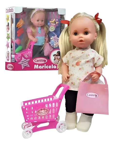 Muñeca Maricela Supermercado Con Carrito Habla 6 Frases