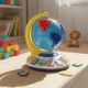 Globo Terráqueo Musical Con Continentes Y Animales