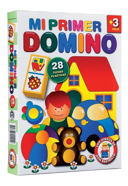 Juego De Mesa Mi Primer Domino 28 Piezas Original