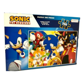 Rompecabezas Puzzle De Sonic The Hedgehod 240 Piezas