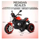 Moto A Batería 6v Con Luz Led Y Sonido 30kg Trimoto
