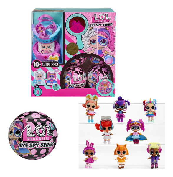 Lol Surprise Eye Spy Series Muñeca Con Cambio De Color
