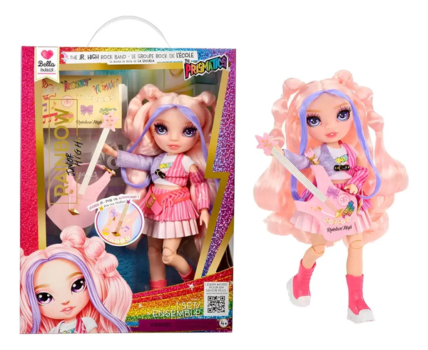 Muñeca Moderna Rainbow High Jr Banda De Rock
