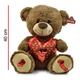Oso De Peluche 40 Cm. Con Corazón Brilloso