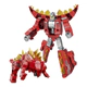 Robot Dinosaurio Transformable 2 En 1 Guerrero Transformers Transformers Rojo