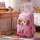 Chimola Mochila Escolar Con Carro 18 Pulgadas Poodle
