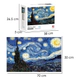 Rompecabeza Puzzle 1000 Piezas Starry Sky Paisaje 70x50 Cm
