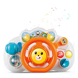 Volante Infantil Didáctico Con Luz Y Sonido Para Bebés