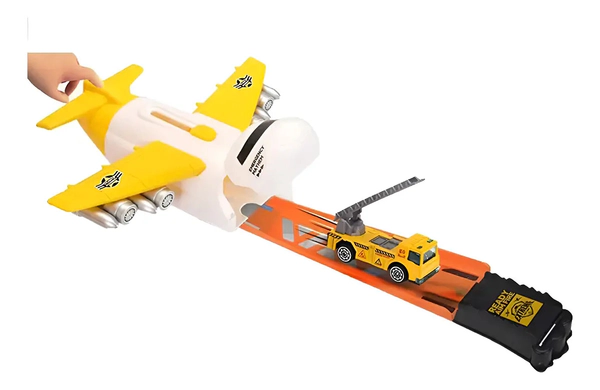 Avión Lanzador Con Auto Juguete Para Impulsar Carreras