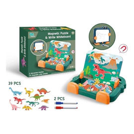 Pizarra Magnetica Puzzle Rompecabezas Tablero Juguete 2 En 1