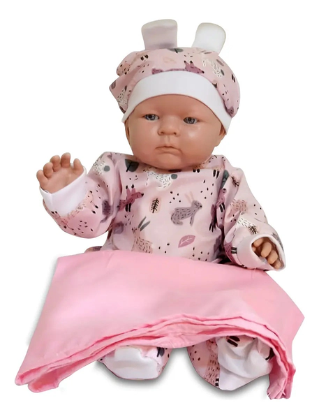 Bebe Reborn Bebote Real Muñeco 1 Kilo 45cm Cert Nacimiento