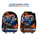 Mochila Escolar Con Carro Hot Wheels Escudería 12 Surtido