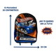 Mochila Escolar Con Carro Hot Wheels Escudería 12 Surtido