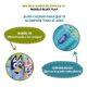 Mochila Escolar Bluey Play 3d De Espalda 12' Surtido Wabro