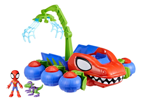 Spidey Marvel Dino-webs Crawler Toy Car Playset Wabro
