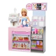 Muñeca Barbie Set De Diversión En La Cafetería Coffee Shop