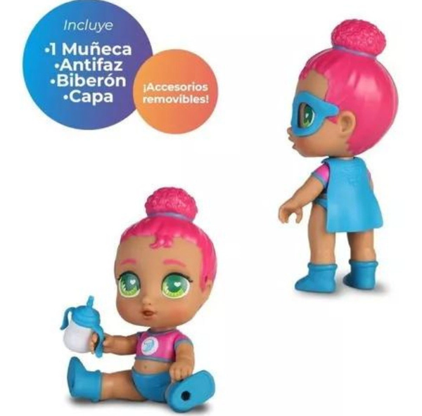 Muñeca Heroina Mini Super Cute Little Babies 12 Cm
